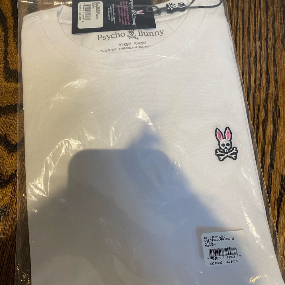 Brand new Boys Psycho Bunny tee